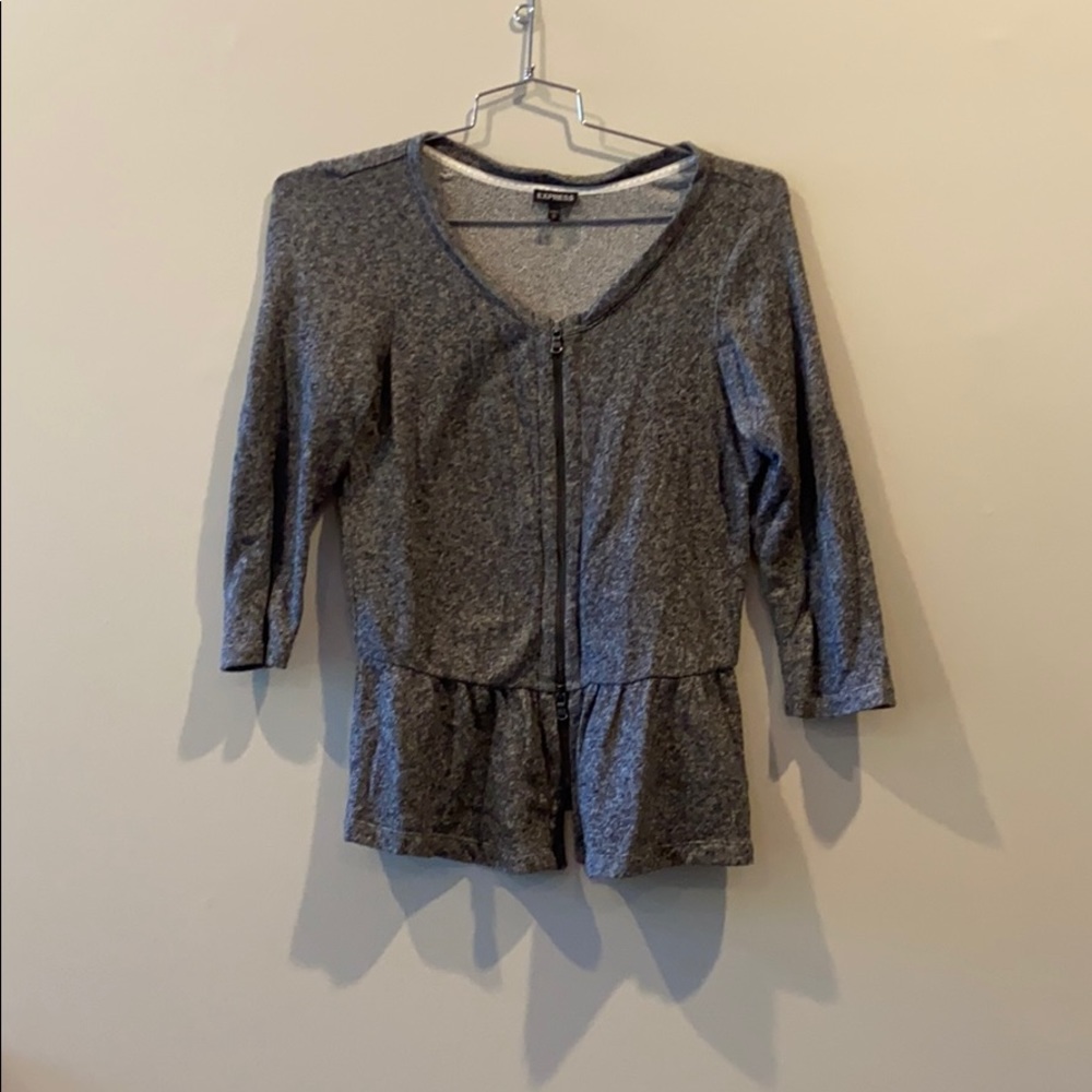 Peplum sweater
